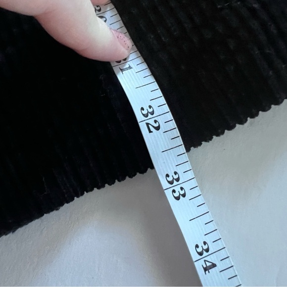 J Jill Heritage Tumbled Cord Coat in Black size Large - Picture 12 of 13